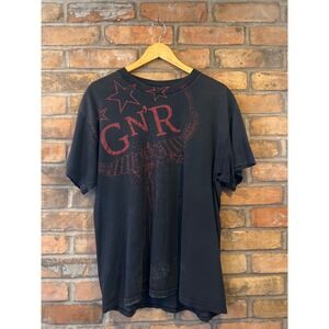 Guns N Roses Chinese Democracy World Tour 2009 2010 T-Shirt Black Mens L GNR